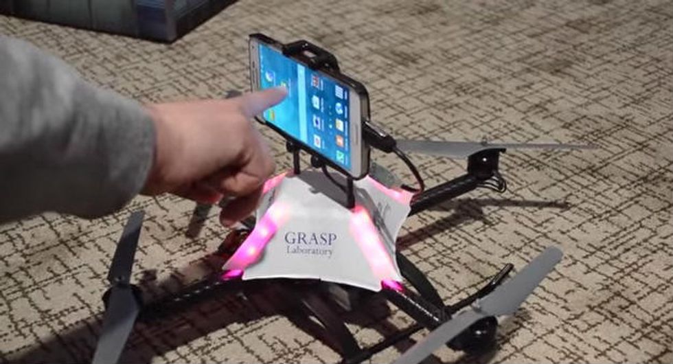 Nothing to See Here. It's Only a 'Quad Copter Device' at the White House.