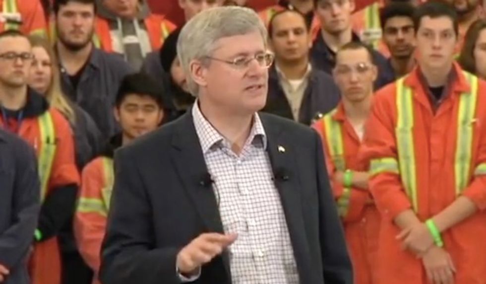 Want to See What It Looks Like When a World Leader Makes a Strong Statement on Terrorism? Here's Canada's Stephen Harper...