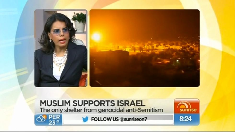She's a Muslim Who Went on TV to Talk Peace With Israel -- but Watch What the Station Played Next to Her to Undermine Her Words