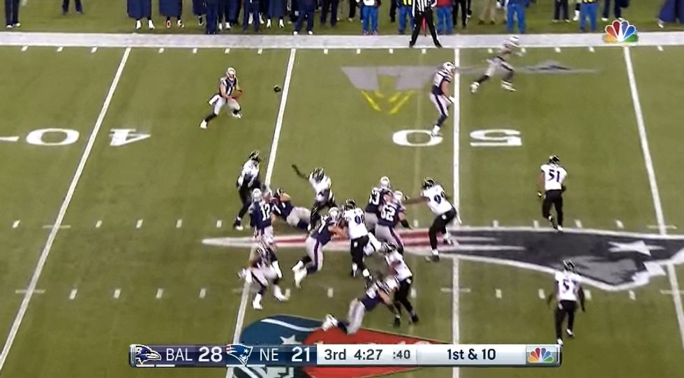 This Play Is Rare in the NFL -- and the Ravens Looked Like They Weren't Expecting It At All