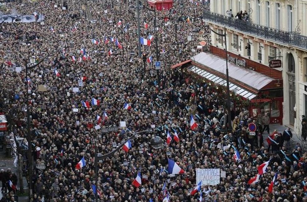 Paris March Bigger Than 1969 Vietnam Protest and 2013 March for Life Combined