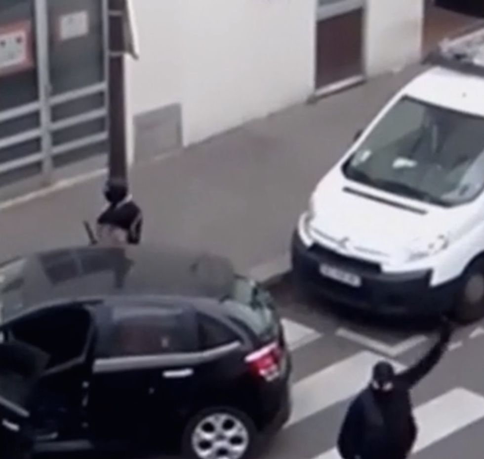 New Video Shows the Moment Terrorists Faced Down French Police -- and Forced Them to Retreat