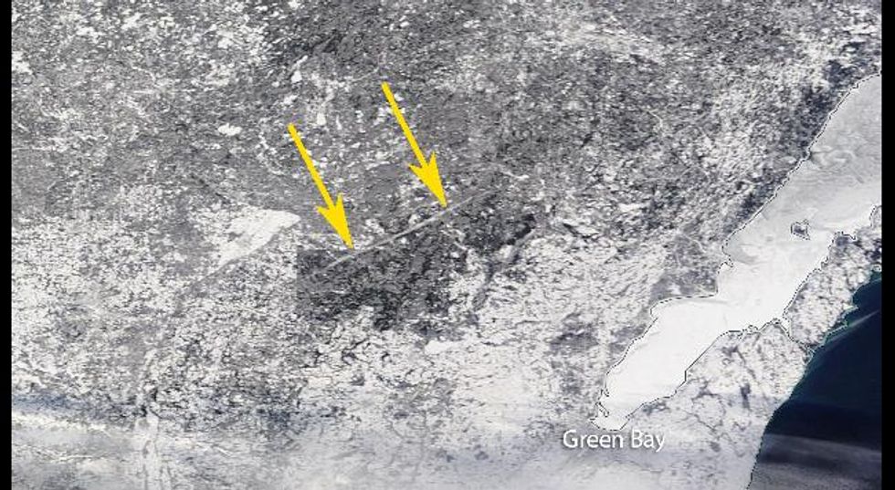 NASA Satellite Captures Peculiar Line in Wisconsin From Space — Here's the Scientific Explanation