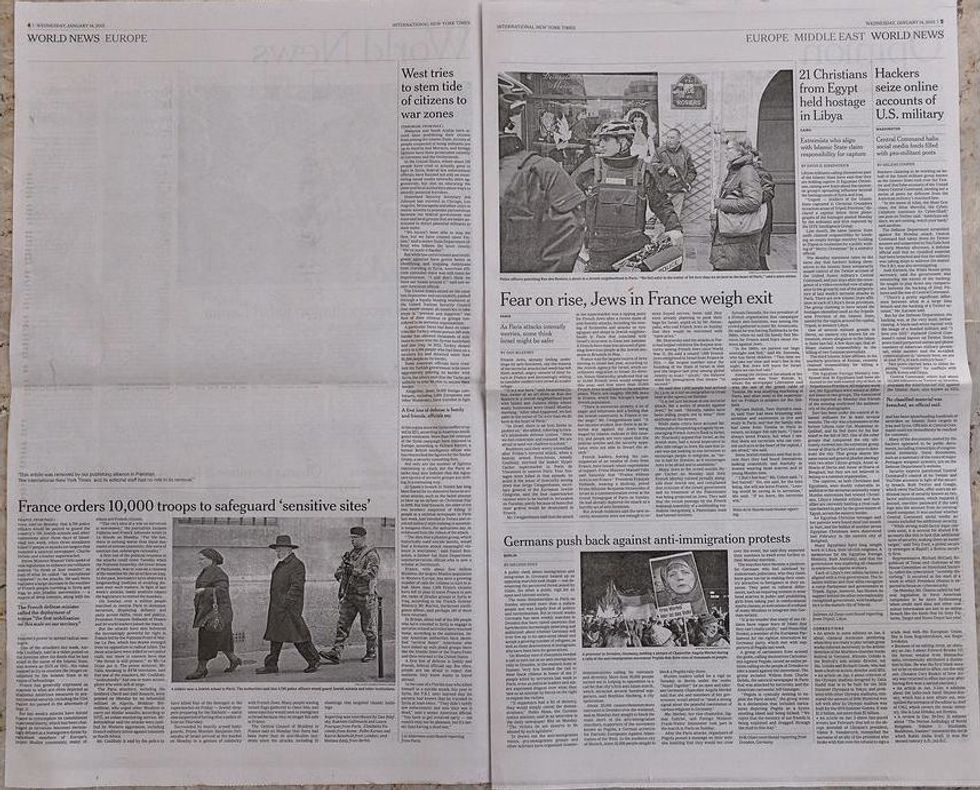 See What Was Censored From Pakistan's Version of the New York Times