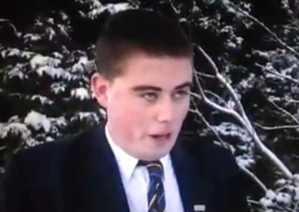 $10 if you can figure out what this kid is saying after only one listen
