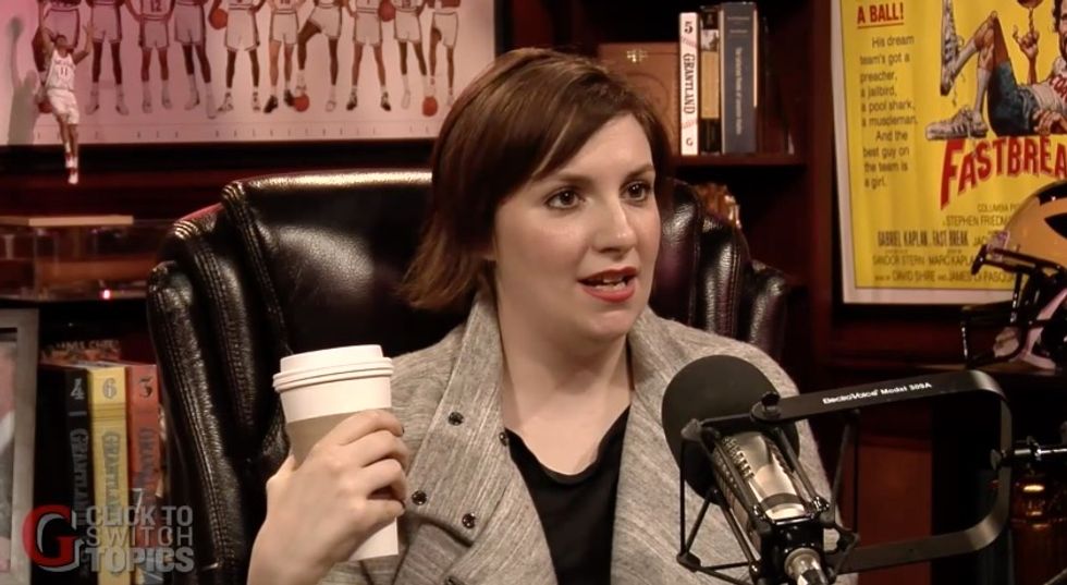 Lena Dunham Has a Message for 'Conservative White Men' & 'Right-Wing Websites