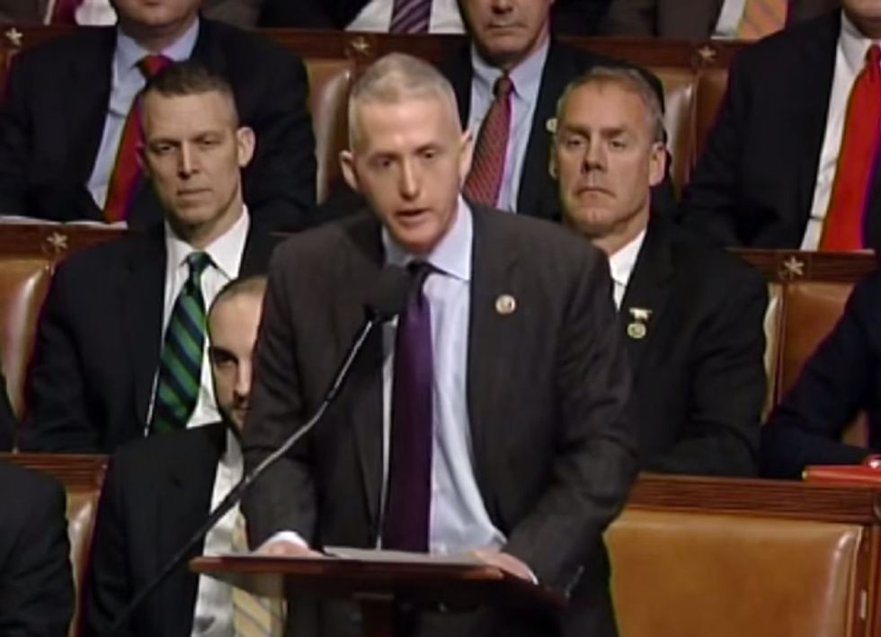 Video: Lawmakers Erupt in Applause After This One Line in Trey Gowdy's Excoriating House Floor Speech