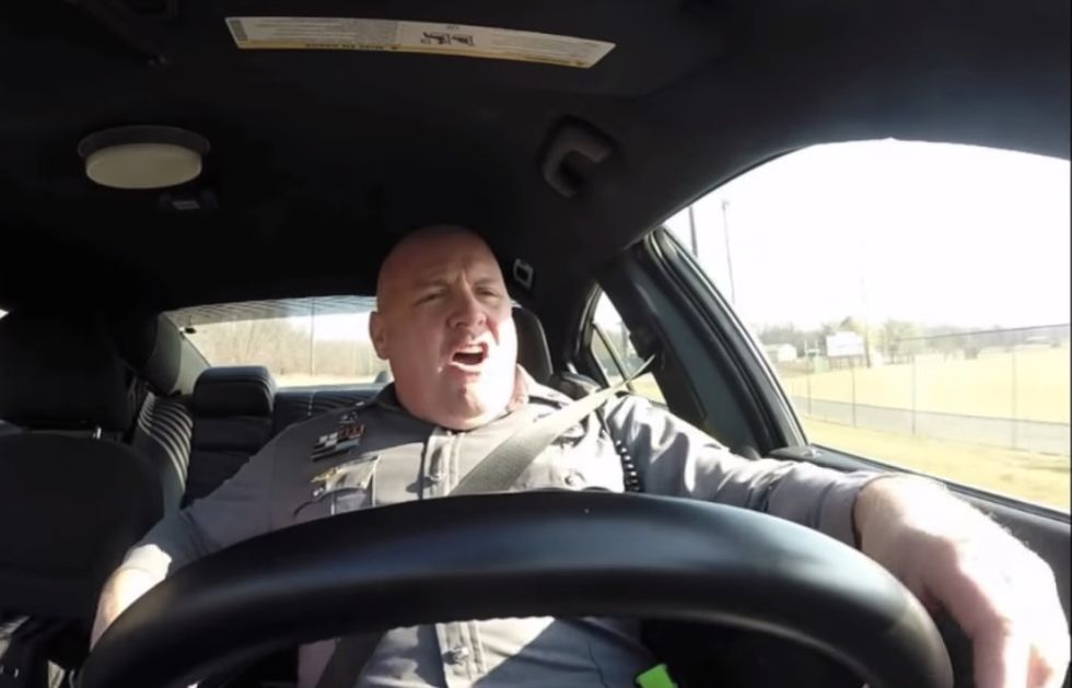So THIS Is Why They Don't Want to Wear Body Cams': See the 'Hilarious' Thing a Cop Was Filmed Doing Behind the Wheel