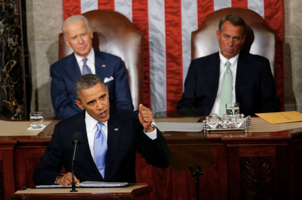 The One-Liner From Obama's State of the Union Speech That Had the Chamber Rolling
