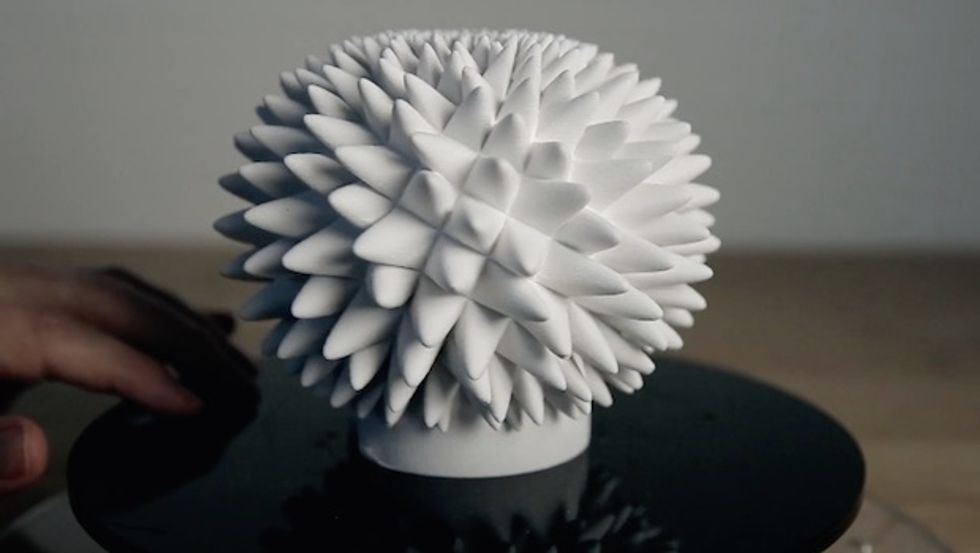 Mesmerizing Video Shows Hypnotic Effect of 3D-Printed Sculptures Created Using 'Fibonacci's Sequence