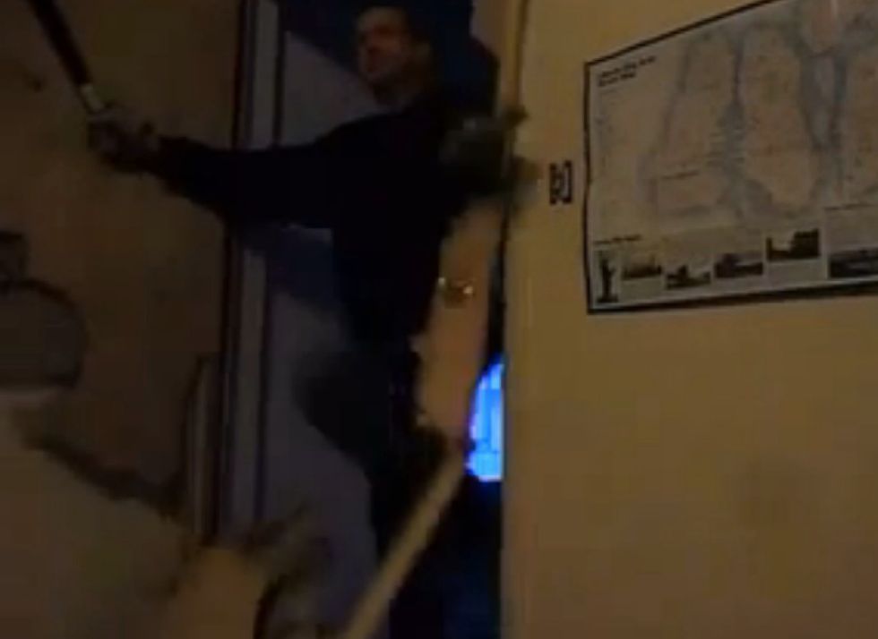 Man Relives Bone-Chilling Moment When a Neighbor Kicked Through His Door and Came at Him With a Machete: 'It Was Like 'The Shining