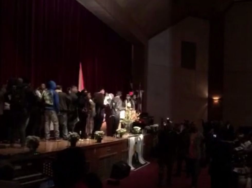Video: People Were Celebrating Life of Martin Luther King Jr. When Unannounced Protesters Invaded the Stage