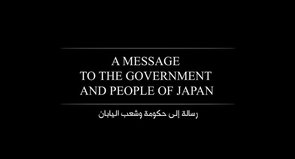 Video: Islamic State Threatens to Kill Two Hostages Unless Japan Pays $200 Million in 72 Hours