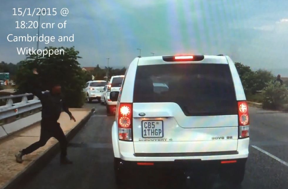 ‘Beggar’ Cups His Hands at Driver Outside Car Window. At First He Leaves With Nothing…Then One of Every Driver's Worst Fears Is Realized.