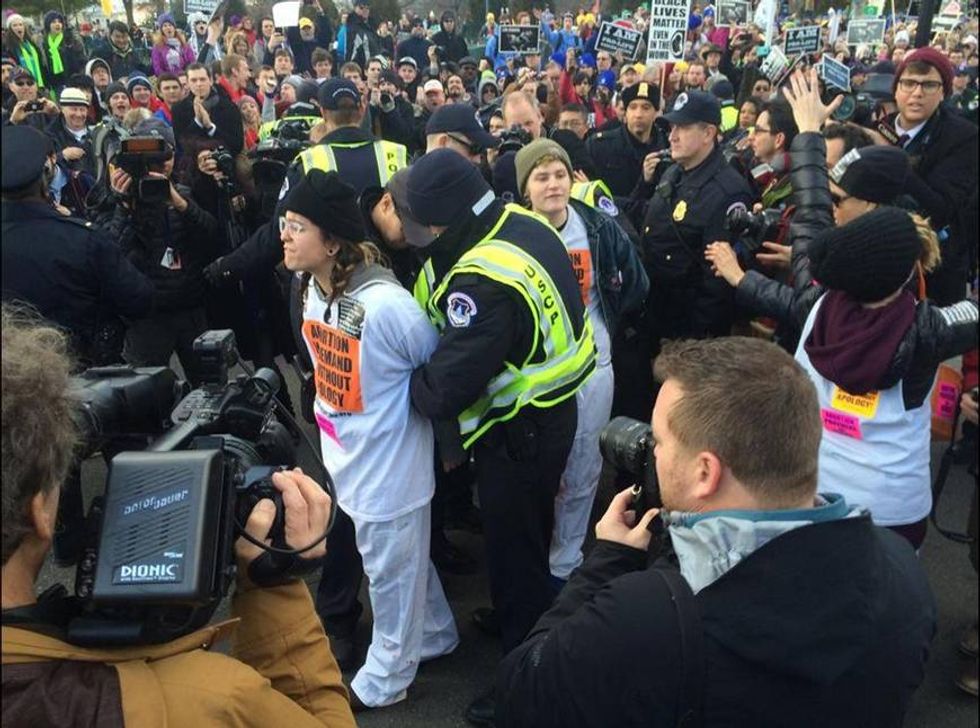 Protesters Arrested at the March for Life