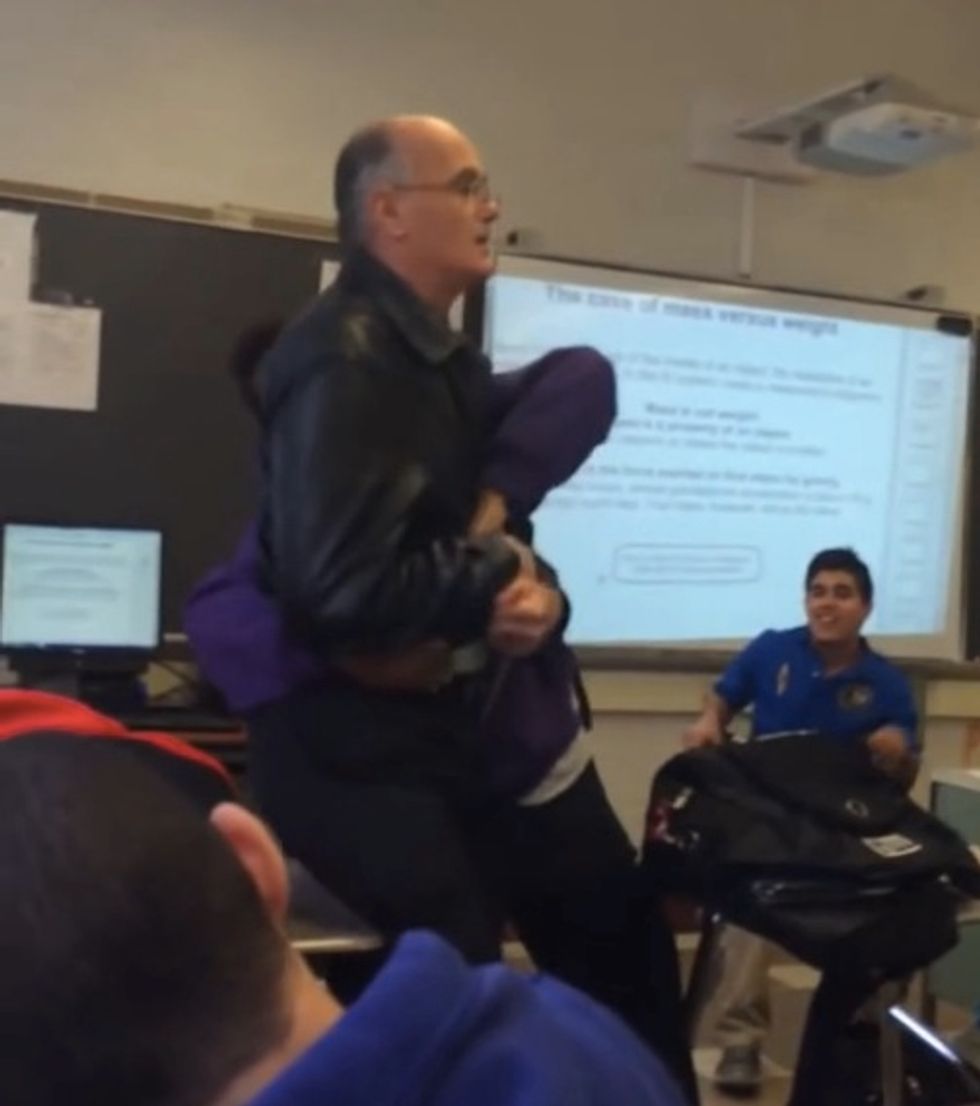 H.S. Teacher Confiscates Student's Cellphone During Class. Then Something Sickening Happens.