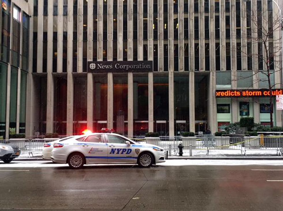 Police: Man Kills Himself Outside Fox News HQ (UPDATE)