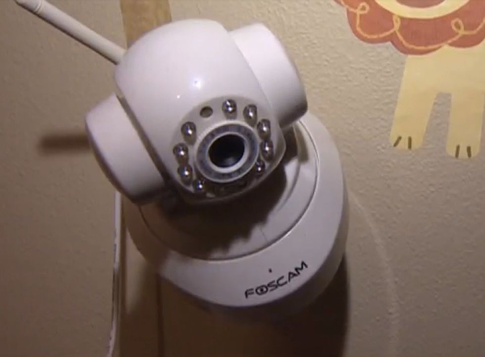 Nanny Heard a 'Strange' and 'Creepy' Sound Coming From a Security Camera Above a Baby Crib — and Then She Realized What It Was and Panicked