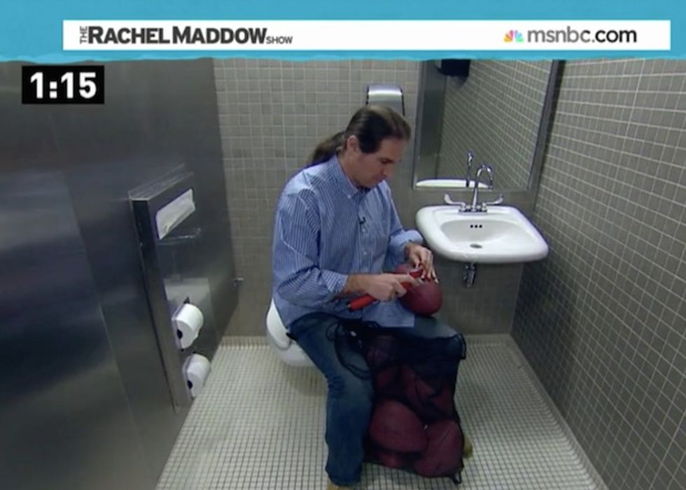 Is It Even Possible to Deflate 11 Footballs in 90 Seconds? Here's What an MSNBC Host Did to Find Out