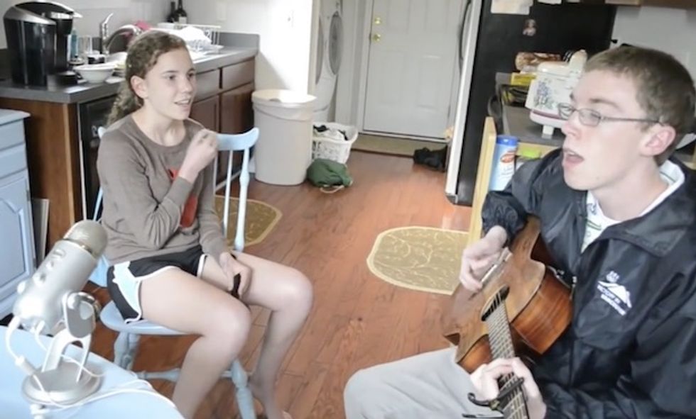 Glenn Beck thinks this brother and sister YouTube duo will be stars. Listen for yourself.