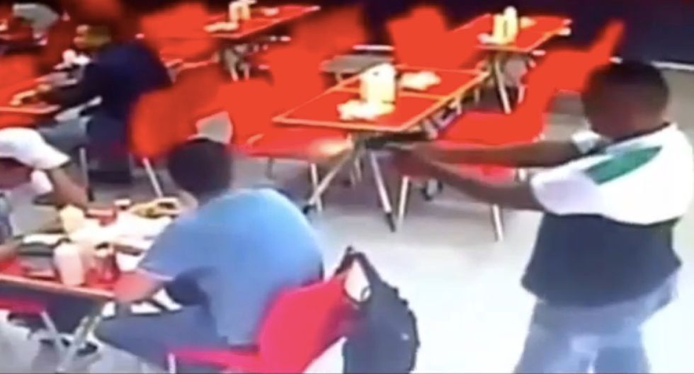Point-Blank Shot to Back of Man's Head Captured on Panama Restaurant Surveillance Video — and He Survived