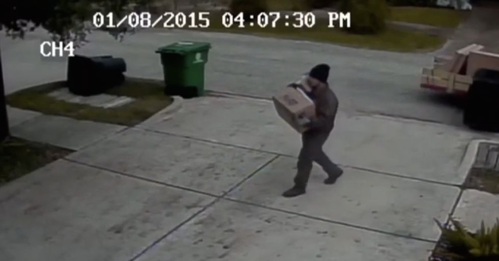 It's Bad Enough That This UPS Delivery Guy Was Caught Chucking a Customer's Package — It's Even Worse What He Proceeded to Do After