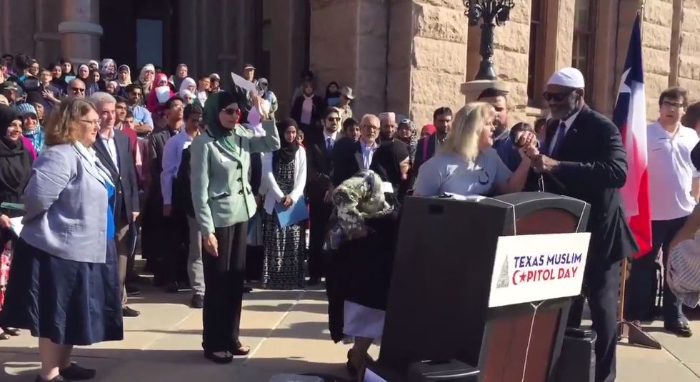 Video: Woman Hijacks Mic at 'Texas Muslim Capitol Day' Event, Decries 'False Prophet Mohammad