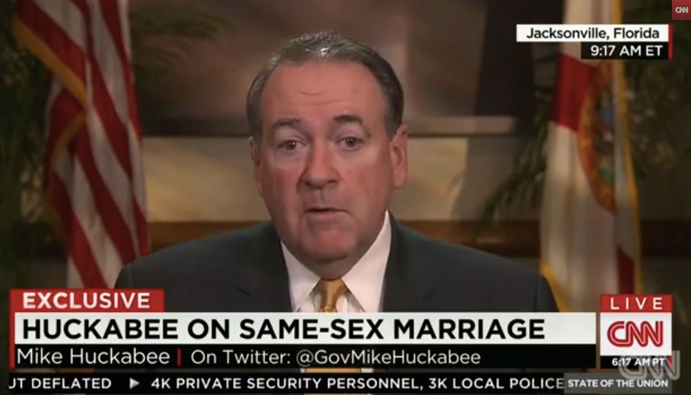 Former Governor Compares Being Gay With Drinking, Swearing or Liking Ballet