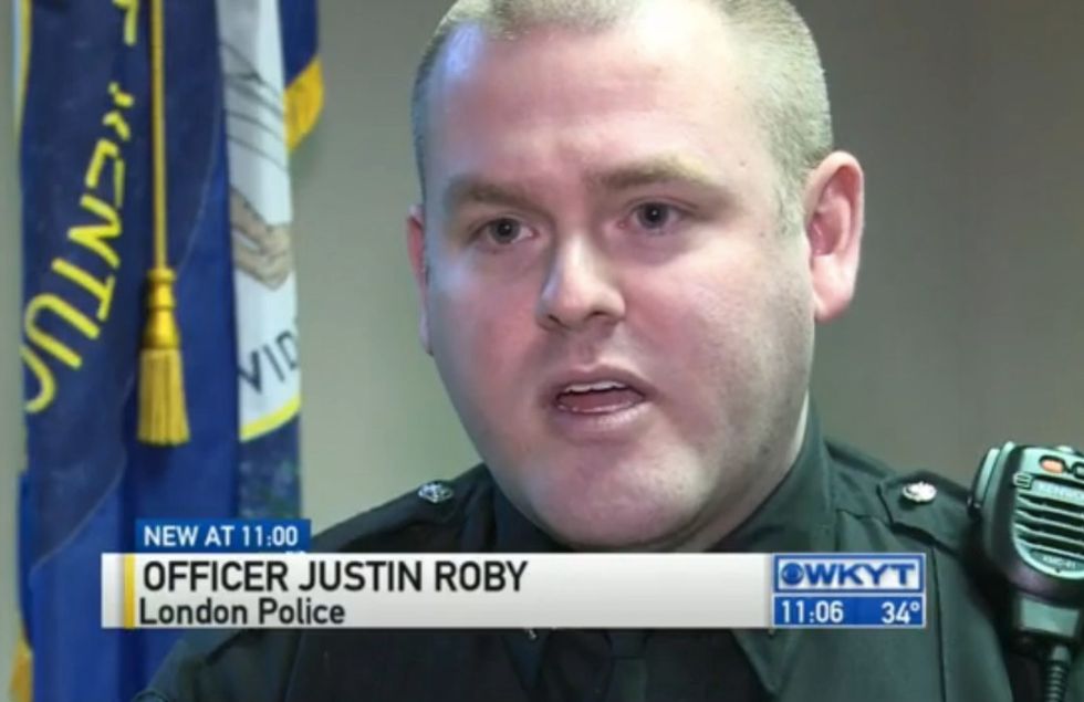 Police Officer Comes Face to Face With Suspected Shoplifter. Then Something Incredible Happens.