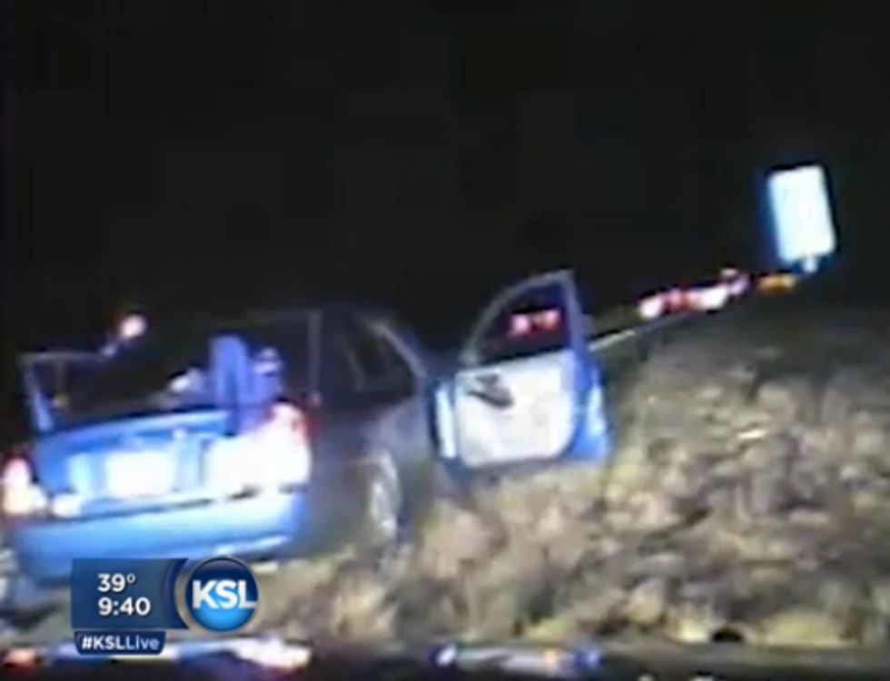 Pregnant Utah Woman Was Speeding Down the Interstate to Get to the Hospital When She Realized She Had Run Out of Time