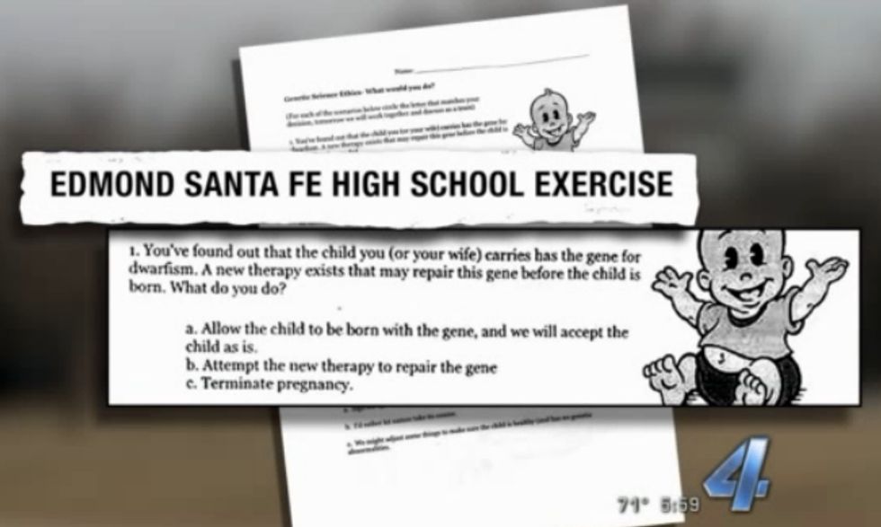 Parents and Residents Are Outraged by This High School Biology Quiz Question