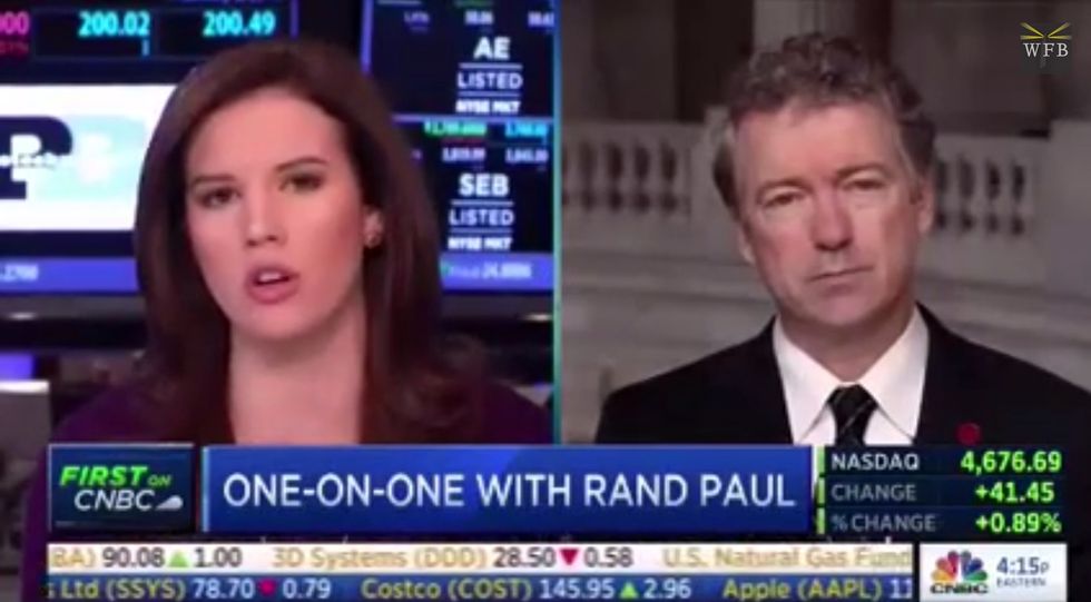 Sen. Rand Paul Gets So Frustrated With 'Slanted' Interview That He Literally Shushes Host on the Air