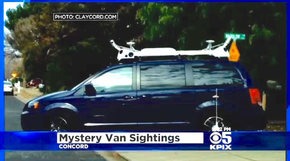 Mysterious Van With Strange Apparatus on Roof Spotted on Calif. Streets — and It's Leased to Apple