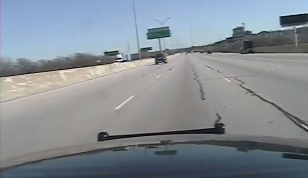 Texas Cops Were Driving on Interstate When They Made Observation That Had Them Hitting Their Brakes