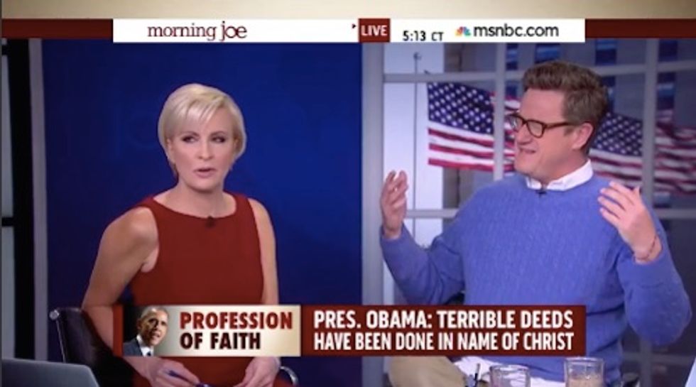 MSNBC's Joe Scarborough Unleashes on Obama's Prayer Speech: 'Stupid, Left-Wing Moral Equivalency!
