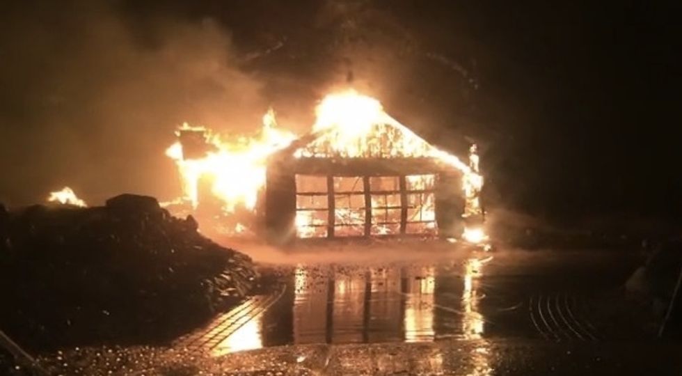 Wildfire Near California-Nevada Line Destroys 40 Homes