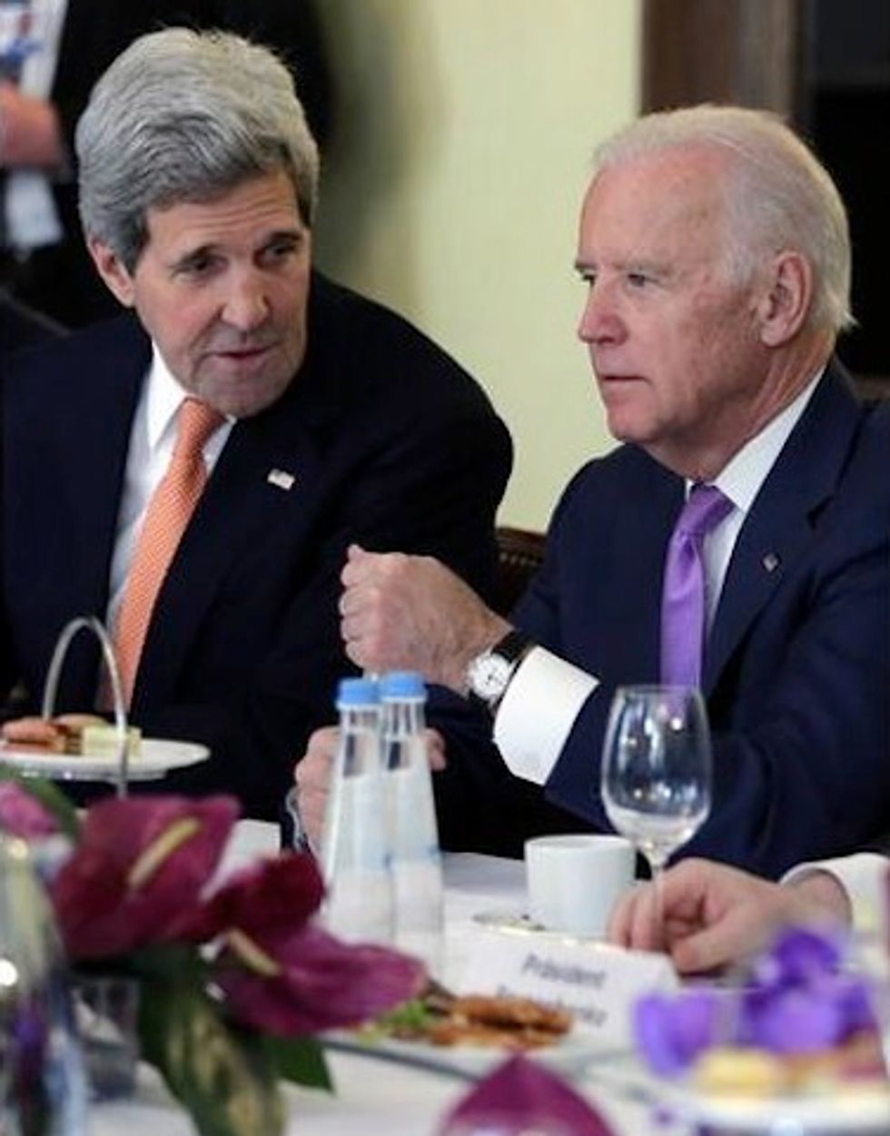 Joe Biden and John Kerry Are Shunning Israel's Prime Minister -- But Guess Who They Did See This Weekend