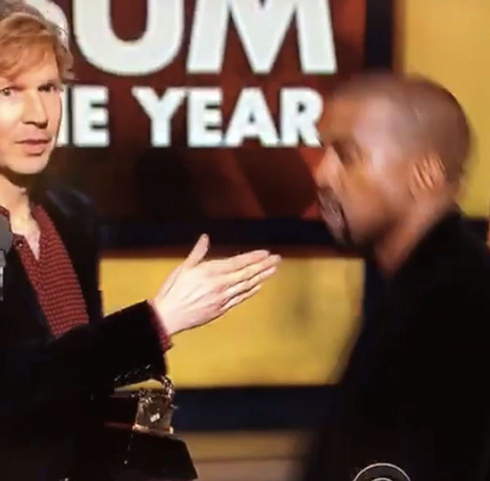 Kanye West Horrifies Basically Everybody at Grammys After Storming the Stage...Again!