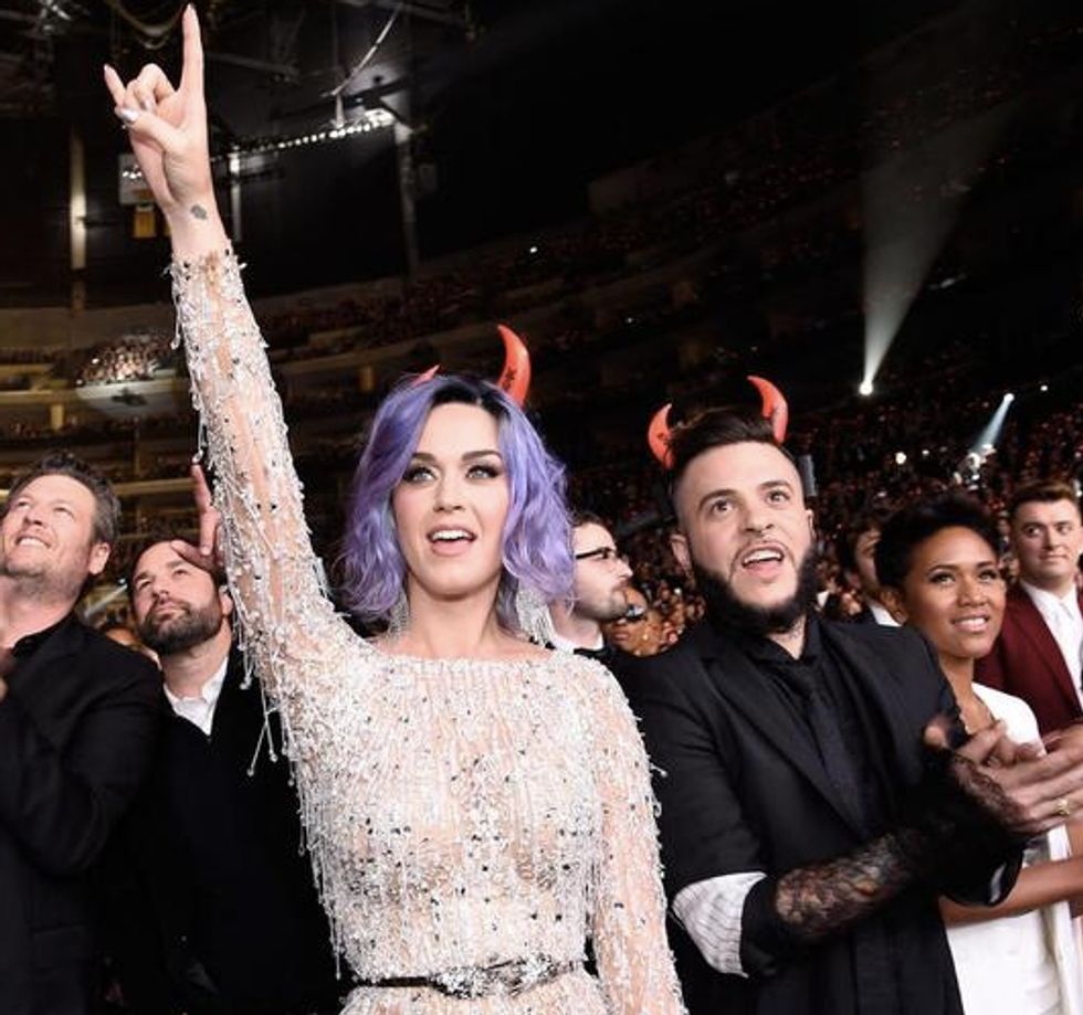 Singer Katy Perry Was Praying Just Moments Before Her Super Bowl Performance When She Claims She 'Got a Word From God