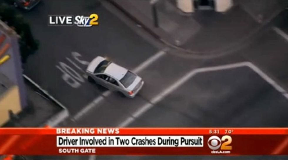 Insane Police Chase: Man Hits Multiple Vehicles, Carjacks Woman Before Cops Shoot Him on Live TV