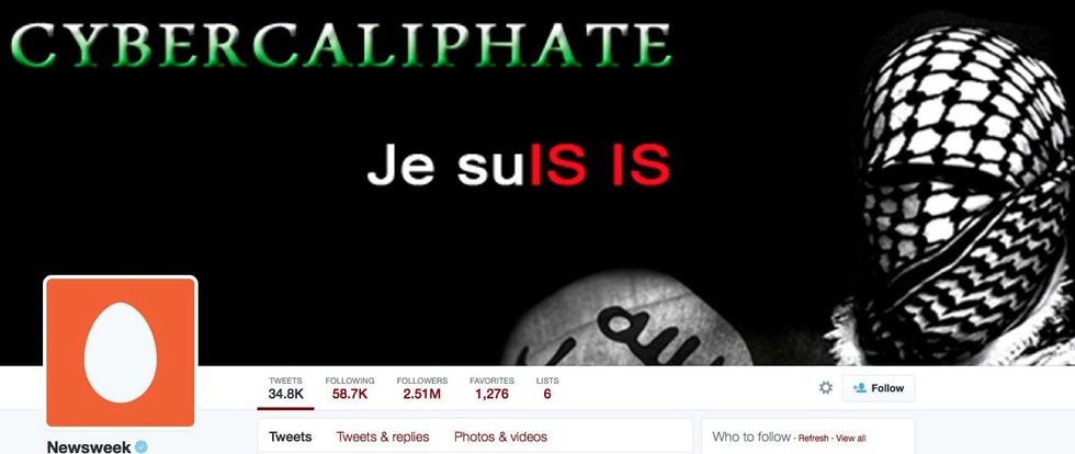 Newsweek Twitter Account Hacked by Pro-Islamic State Group