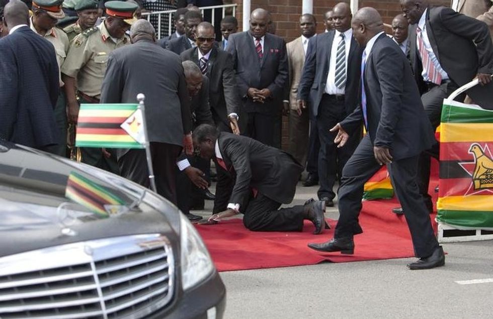 African Autocrat Suspends 27 Security Staffers, Investigates Airline Because He Embarrassed Himself and No One Stopped Him
