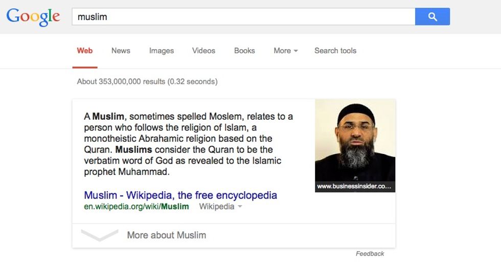 Users Say Something ‘Highly Problematic’ Happens After the Term ‘Muslim’ Is Googled