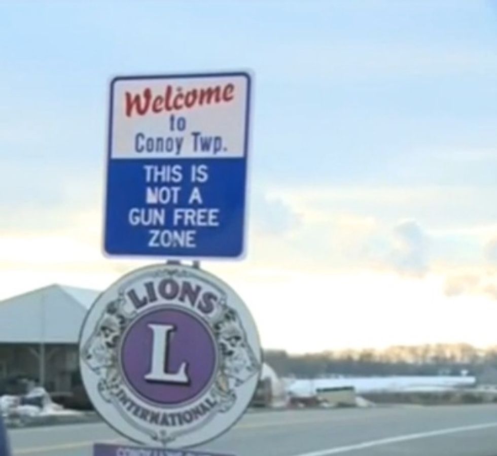 Town's Pro-Gun Signs Were Up for One Whole Day. And Then...
