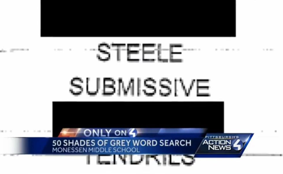 Fifty Shades of Grey' Word Puzzle Passed Out in Middle School Classroom: Report