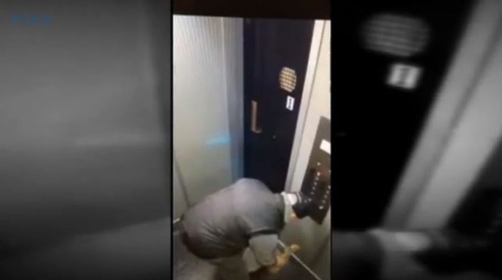 What a Pizza Delivery Man Did After Walking Into an Elevator Had a News Crew Hunting Him Down