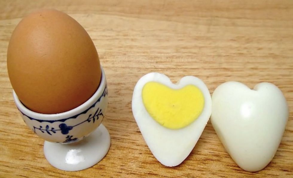 Valentine's Day hack: How to make a heart-shaped hard-boiled egg