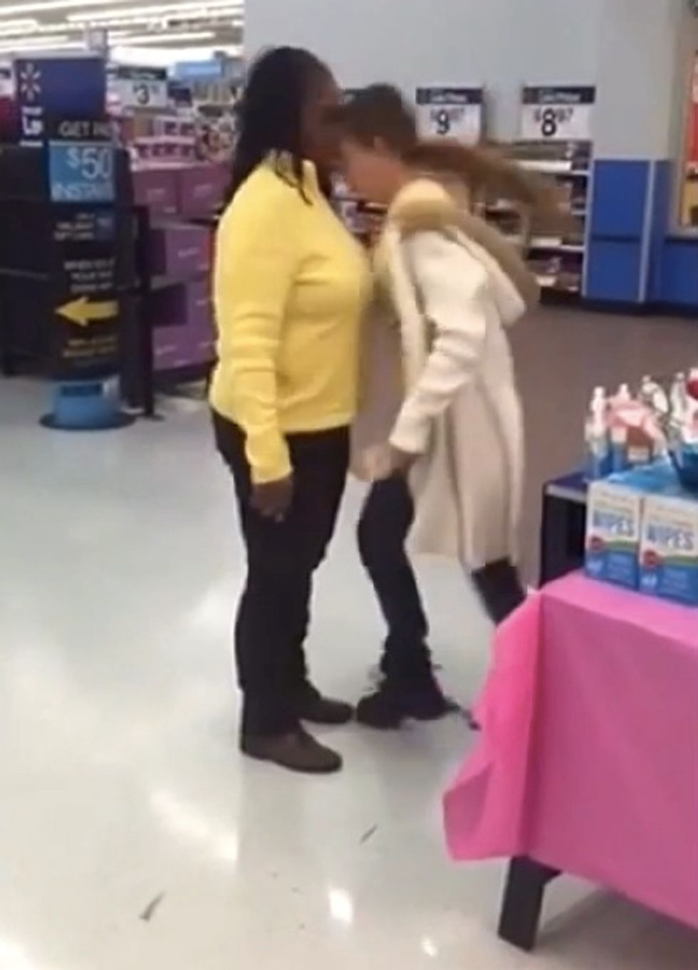 Caught on Video: Unanticipated, Brutal Head-Butt Sparks In-Store Fight Between Employee and Customer