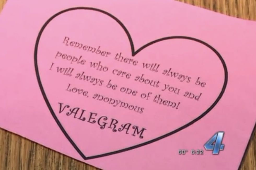 One Eagle Scout Sent 1,076 'Valegrams' to His Female Classmates. Watch How They Responded.