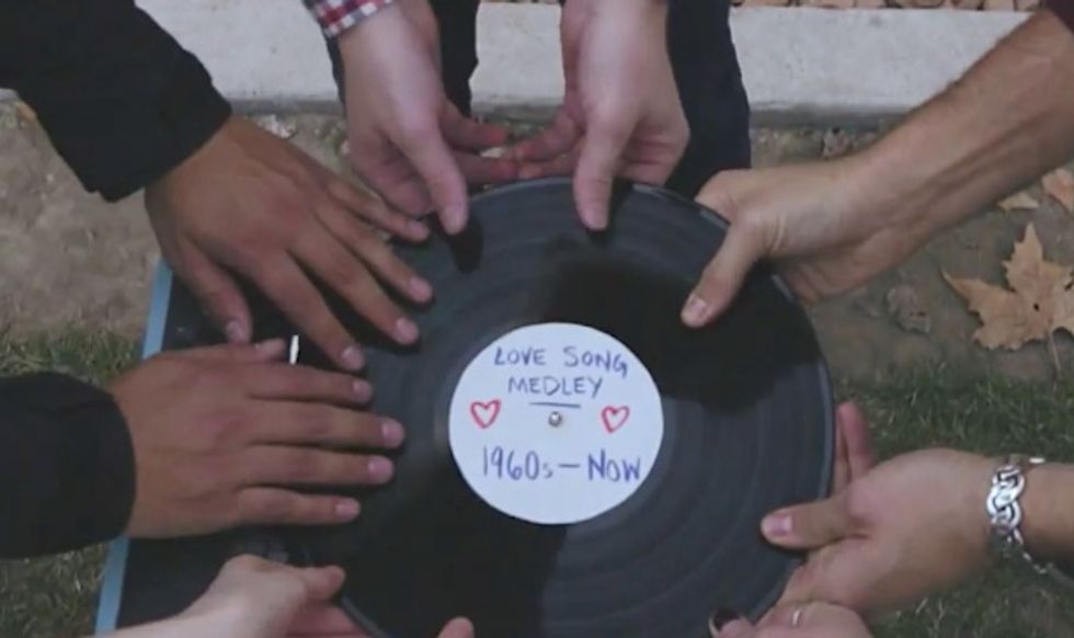 Amazing medley of 28 love songs from the 1960s to today. How many can you name?